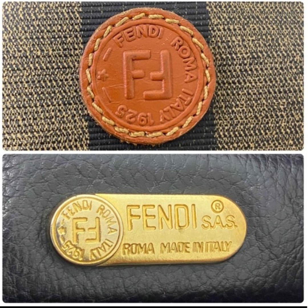 FENDI(フェンディ)のFENDI フェンディ ペカン ショルダーバッグ レザー PVC レディースのバッグ(ショルダーバッグ)の商品写真