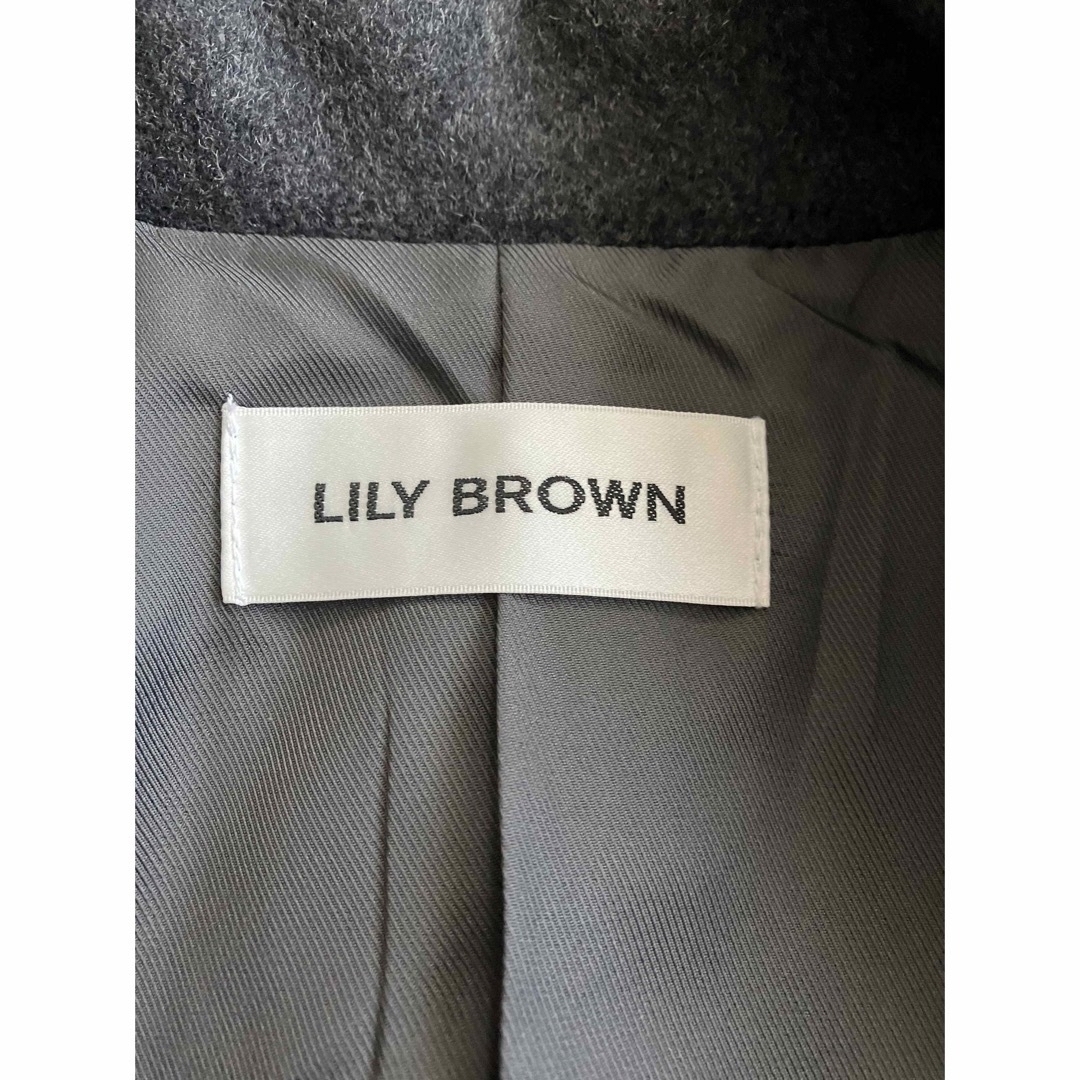 Lily Brown(リリーブラウン)のLILY BROWN リリーブラウン ジャケット コート グレー レディースのジャケット/アウター(テーラードジャケット)の商品写真