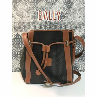 バリー(Bally)のBALLY バリー ヴィンテージ 巾着型ショルダーバッグ 斜め掛け レザー(ショルダーバッグ)