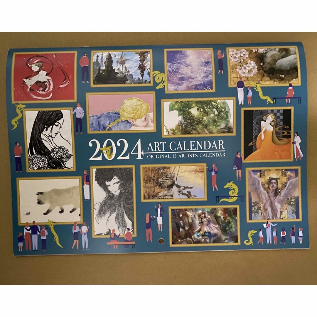 2024 アートコレクションハウス　カレンダー エンタメ/ホビーのコレクション(ノベルティグッズ)の商品写真