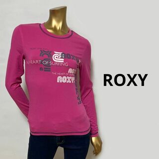 ロキシー(Roxy)の【3315】ROXY 長袖 Tシャツ S ピンク(Tシャツ(長袖/七分))