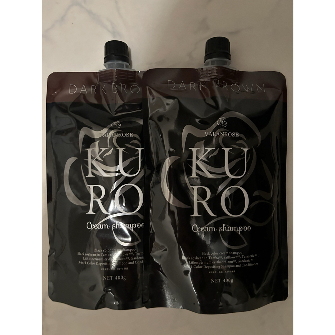 KUROクリームシャンプー ダークブラウン400g - カラーリング・白髪染め KUROクリームシャンプー ダークブラウン400g - カラーリング・白髪染め