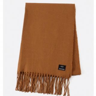 アズールバイマウジー(AZUL by moussy)の新品　PLAIN FRINGE MUFFLER/プレインフリンジマフラー(マフラー/ショール)