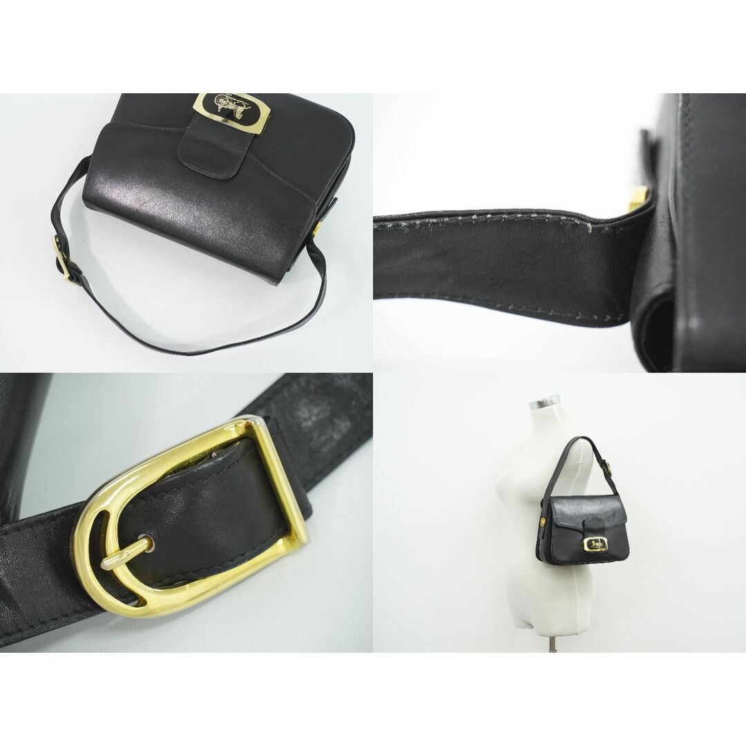 CELINE - 本物 セリーヌ CELINE 馬車金具 ショルダーバッグ CELINE - 本物 セリーヌ CELINE 馬車金具 ショルダーバッグ