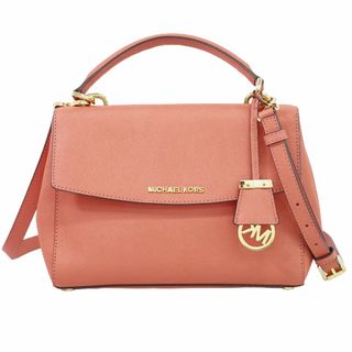 マイケルコース(Michael Kors)の本物 マイケルコース MICHAEL KORS 2WAY ショルダーバッグ ハンドバッグ ポシェット レザー ピンク バッグ 中古(ショルダーバッグ)