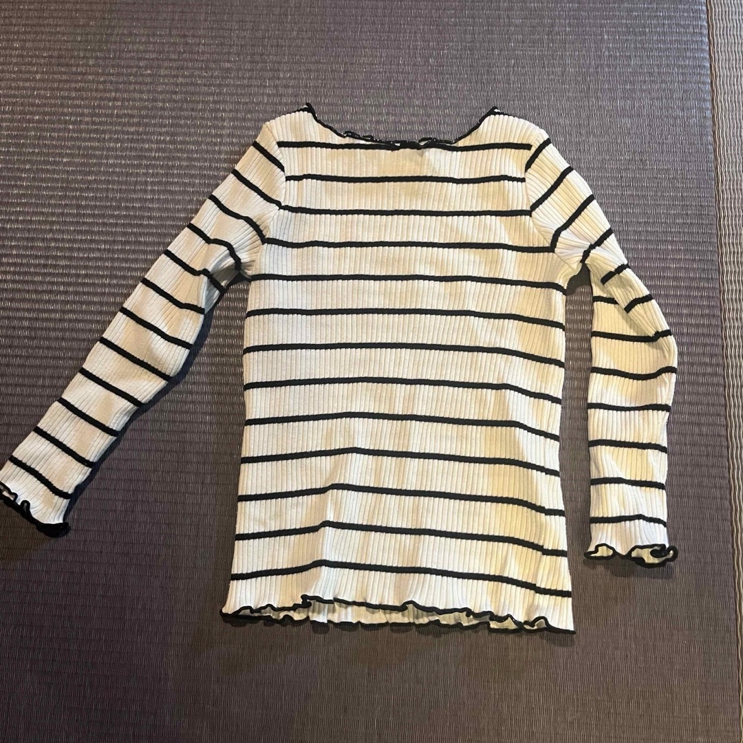 GLOBAL WORK(グローバルワーク)のボーダーロンT キッズ/ベビー/マタニティのキッズ服女の子用(90cm~)(Tシャツ/カットソー)の商品写真