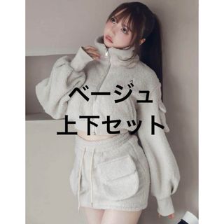 andmary Miffy boa jacket skirt セットアップの通販 by mii's shop