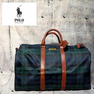 POLO RALPH LAUREN - POLO RALPH LAUREN ヴィンテージ PVCレザーボストンバッグ中型