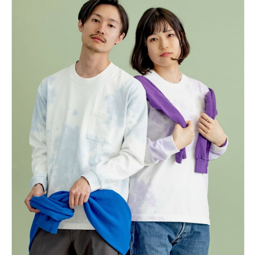 SHIPS for women(シップスフォーウィメン)のFRUIT OF THE LOOM×SHIPS タイダイ ロンT シップス メンズのトップス(Tシャツ/カットソー(七分/長袖))の商品写真