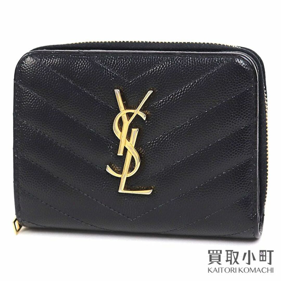 Yves Saint Laurent(イヴサンローラン)のサンローラン【YVES SAINT LAURENT】モノグラム コンパクトウォレット レディースのファッション小物(財布)の商品写真