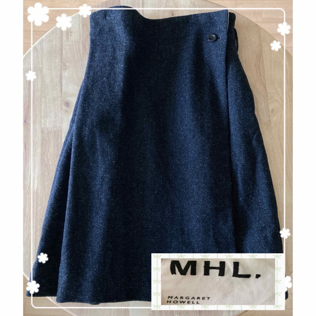 ⭐️MHL マーガレットハウエル　ラップ　巻きスカート　毛　ウール | フリマアプリ ラクマ