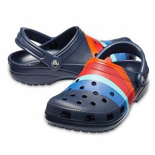 クロックス(crocs)の新品 26㎝ クロックス クラシック シーズナル クロッグ ネイビー(サンダル)