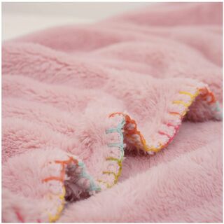 【色: ピンク】【おしゃれ・あったか毛布】毛布 シングル 冬 ふわふわ ブランケ(布団)