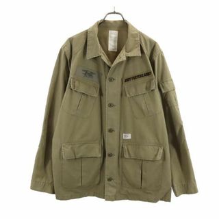 ダブルタップス(W)taps)のダブルタップス ジャングルファティーグ 長袖 ミリタリーシャツ カーキグリーン WTAPS メンズ 古着 【231210】(シャツ)