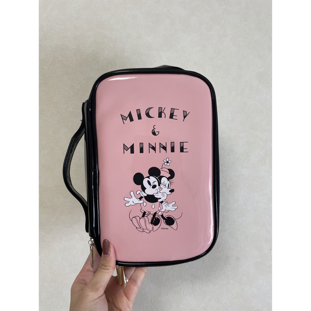 Disney(ディズニー)のミッキー&ミニー　メイクポーチ レディースのファッション小物(ポーチ)の商品写真