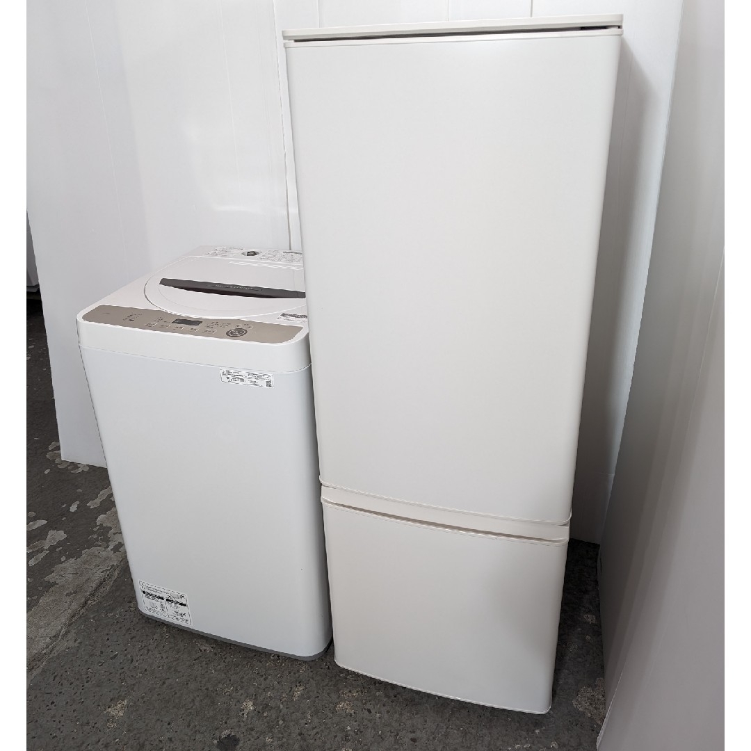 冷蔵庫 洗濯機 ホワイト国産セット カップル単身大きめサイズの通販 by 