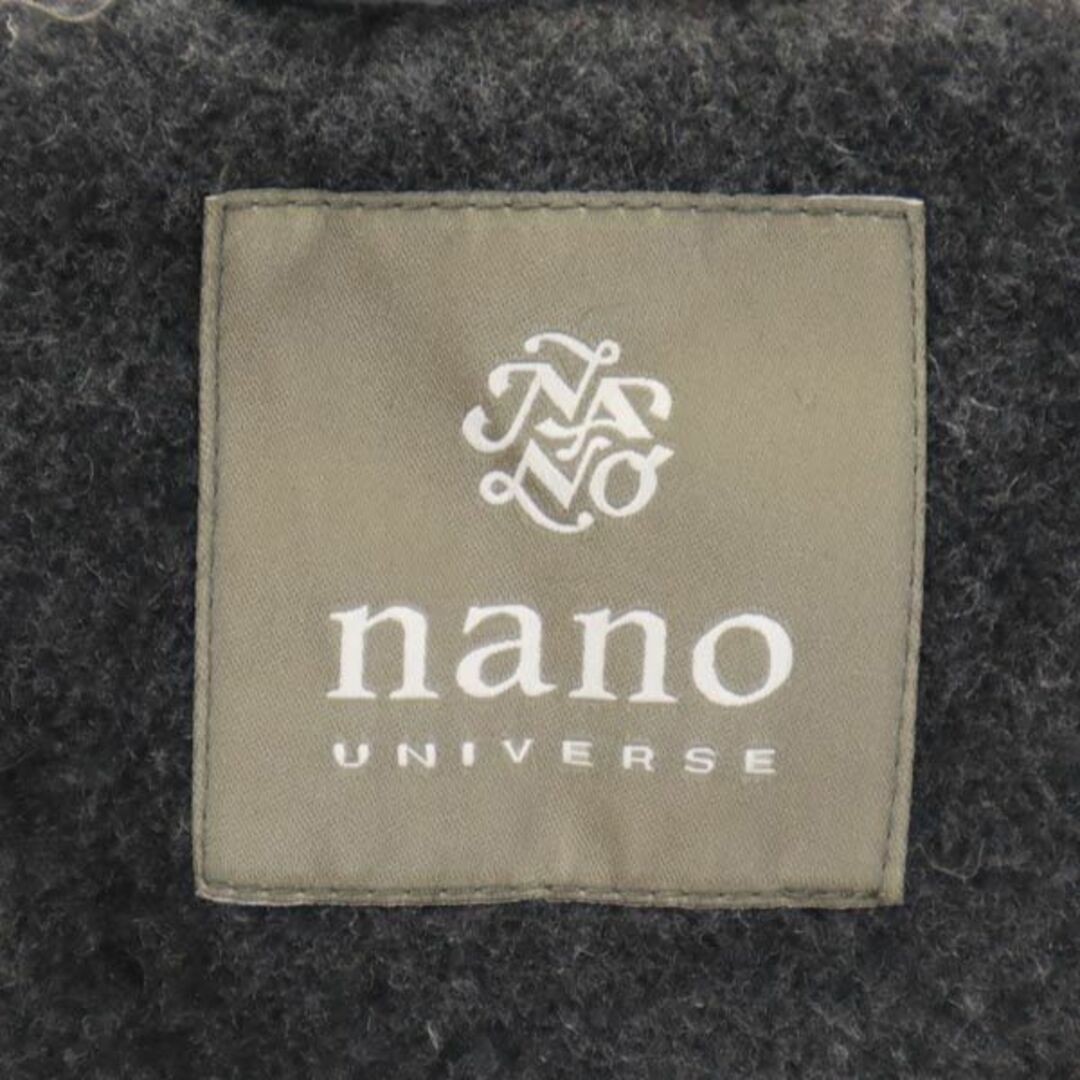 nano・universe(ナノユニバース)のナノユニバース ウール ダッフルコート L グレー nano universe メンズ 古着 【231210】 メンズのジャケット/アウター(ダッフルコート)の商品写真