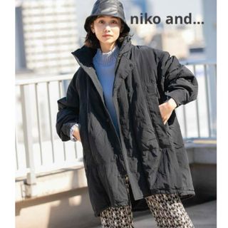 niko and - ニコアンド モンスターパーカー L ブラックの通販 niko and - ニコアンド モンスターパーカー L ブラックの通販