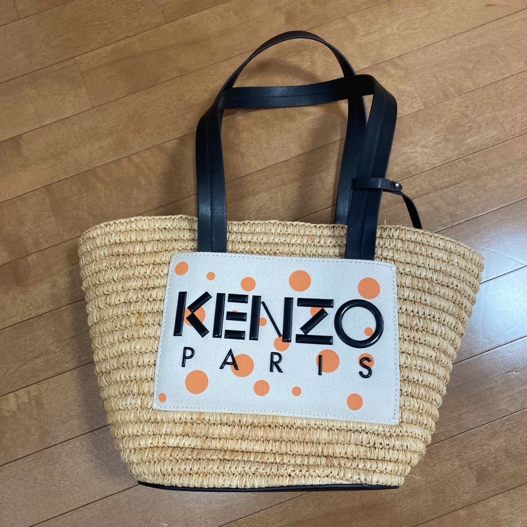 KENZO(ケンゾー)のKENZO ケンゾー ラタンバスケットBAG RAFFIA   レディースのバッグ(かごバッグ/ストローバッグ)の商品写真