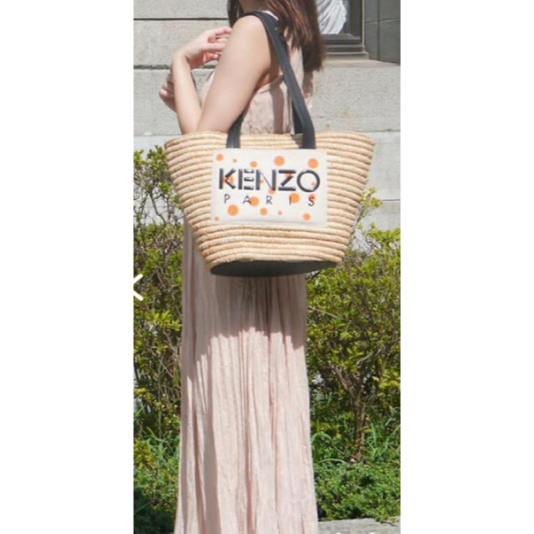 KENZO(ケンゾー)のKENZO ケンゾー ラタンバスケットBAG RAFFIA   レディースのバッグ(かごバッグ/ストローバッグ)の商品写真