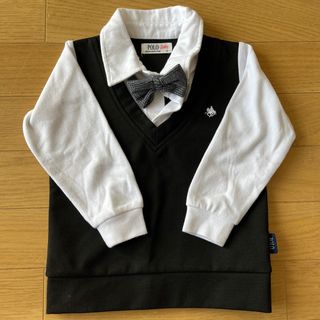 ポロ(POLO（RALPH LAUREN）)の1度着用　POLO ☆美品☆ 子供服　キッズ服　男の子　女の子 90(Tシャツ/カットソー)