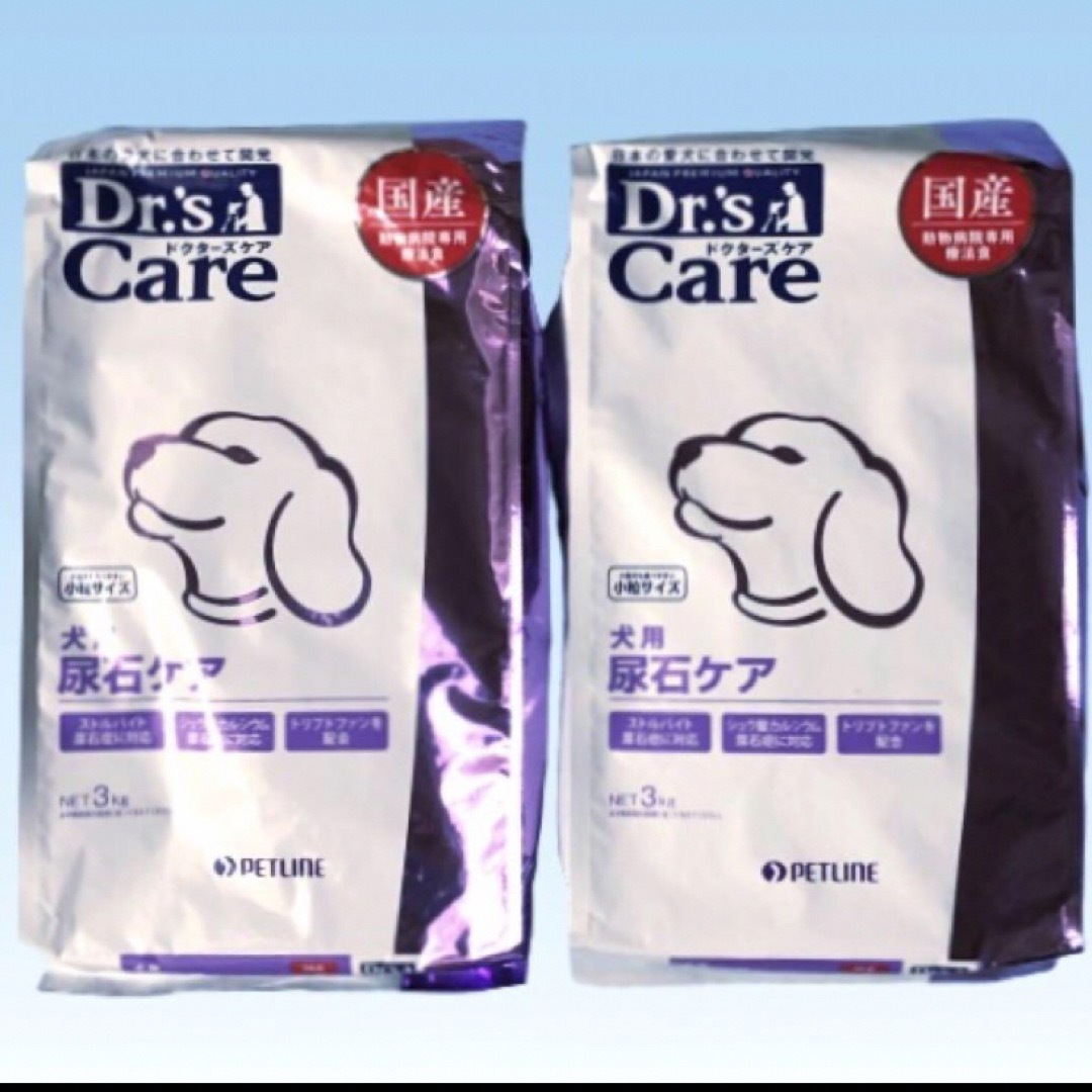 ペットライン  ドクターズケア  犬用尿石ケア  3kg ×２袋　まとめ売りペットフード