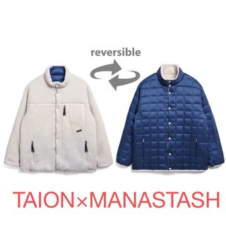 マナスタッシュ(MANASTASH)のTAION×MANASTASH リバーシブルダウン ボア(ダウンジャケット)