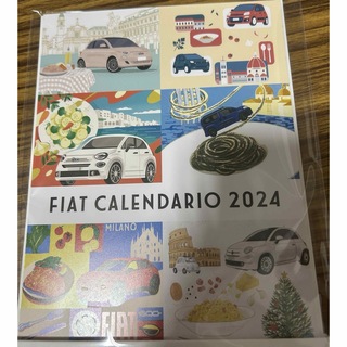 アルファロメオ(Alfa Romeo)の2024 非売品　未開封　ＦＩＡＴ　卓上カレンダー(カレンダー/スケジュール)