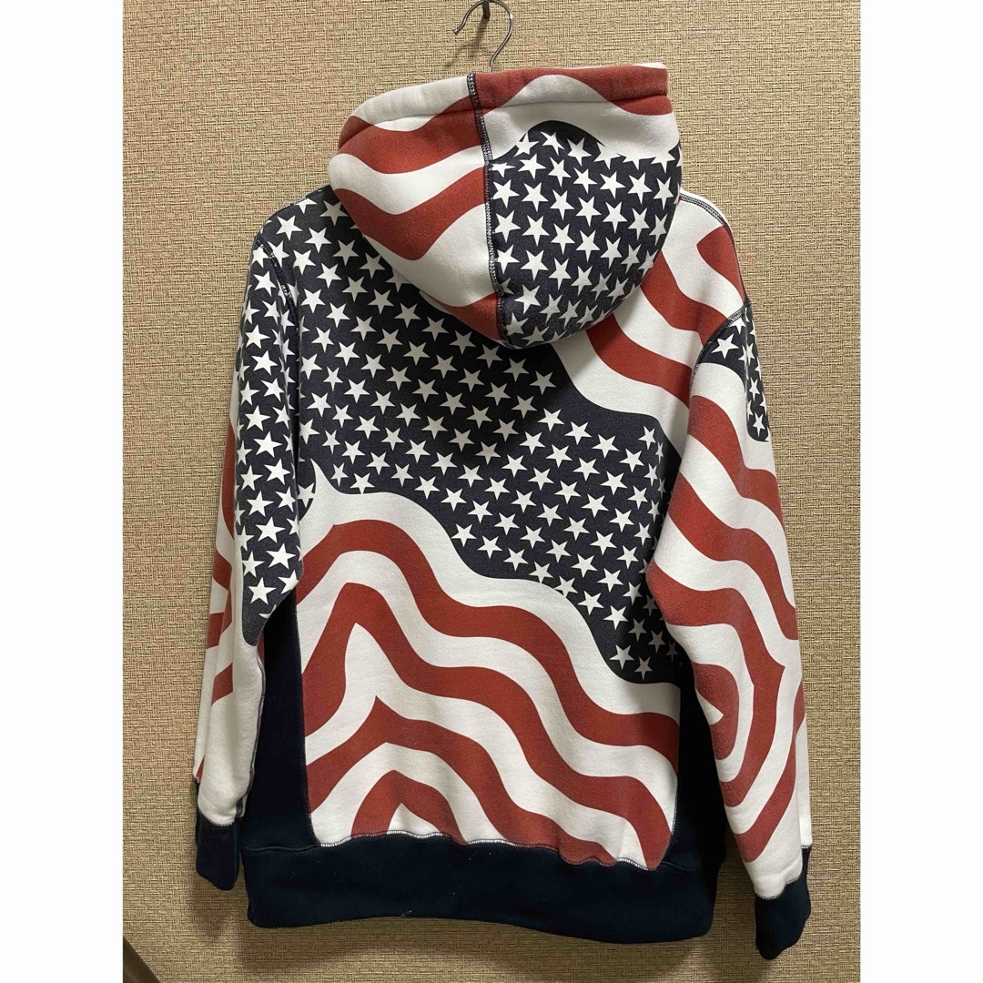 Supreme(シュプリーム)のSupreme 14FW Box Logo American Flag 星条旗 メンズのトップス(パーカー)の商品写真