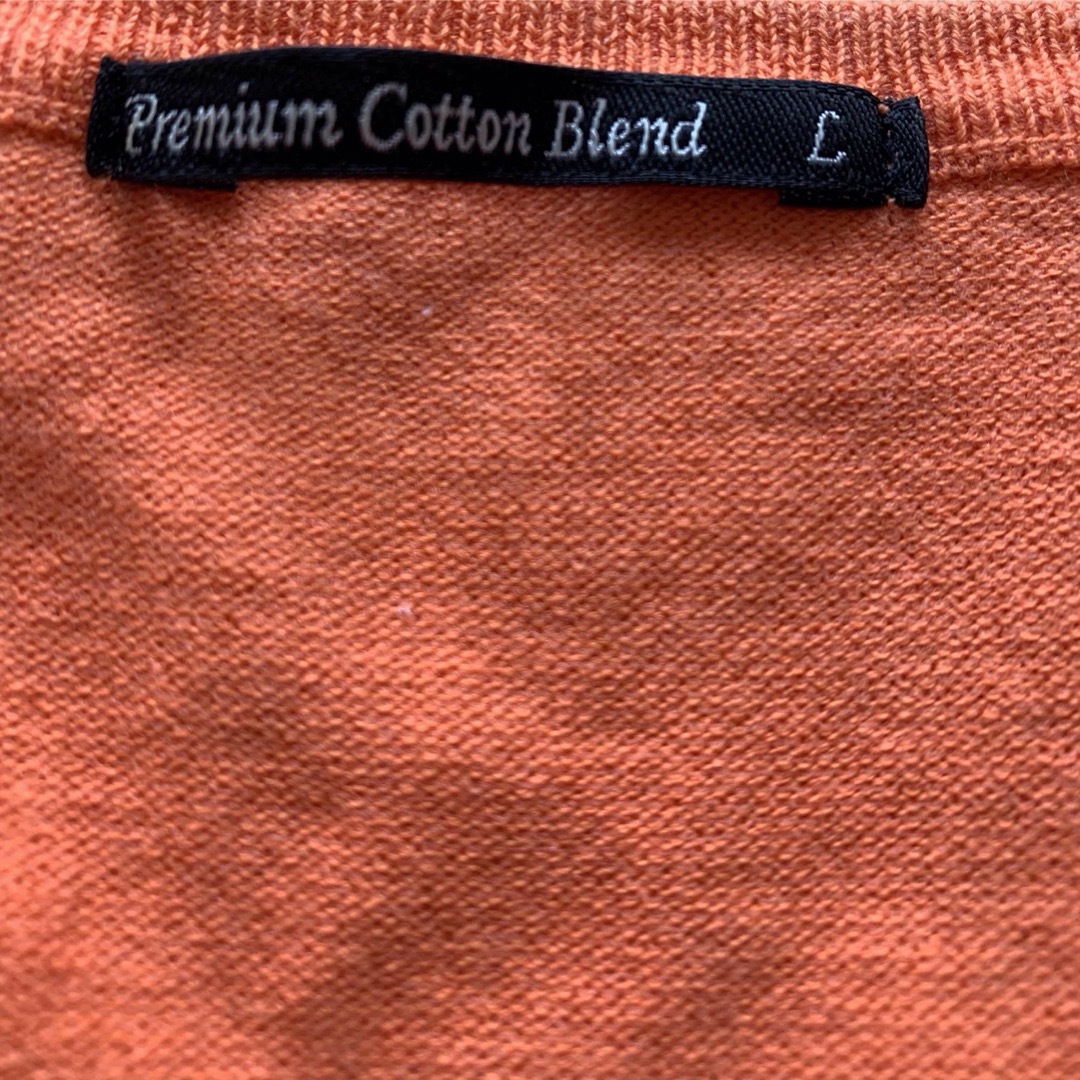 UNIQLO(ユニクロ)のpremium cotton blend sweater / L メンズのトップス(ニット/セーター)の商品写真