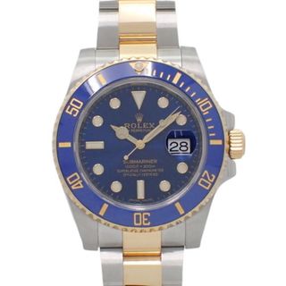 ロレックス(ROLEX)の【保証書付】 ロレックス 116613LB サブマリーナ デイト SS/YG ランダム番 自動巻き 腕時計 2018年5月購入 ブルー ゴールド メンズ 40802069675 【中古】【アラモード】(腕時計(アナログ))