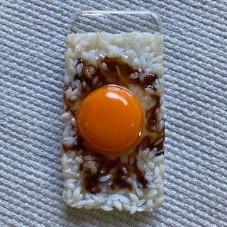 iPhone SE 7 8 ケース 食品サンプル 卵かけご飯(iPhoneケース)