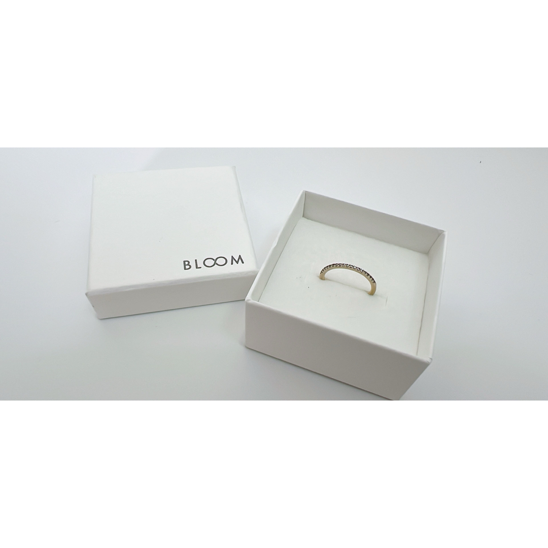 BLOOM(ブルーム)のBLOOM シルバー イエローゴールドメッキ キュービックジルコニア 9号 レディースのアクセサリー(リング(指輪))の商品写真