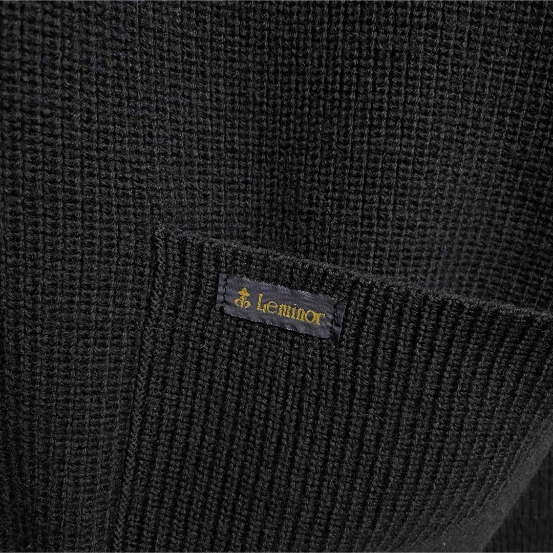 Le Minor(ルミノア)のLeminor ルミノア ドライバーズニット ウール ジャケット ニット メンズのトップス(ニット/セーター)の商品写真