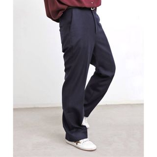 アパルトモンドゥーズィエムクラス(L'Appartement DEUXIEME CLASSE)のL'Appartement FLANNEL STRAIGHT PANTS(カジュアルパンツ)