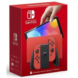 ニンテンドースイッチ(Nintendo Switch)のNintendo Switch 有機EL マリオレッド 新品(携帯用ゲーム機本体)