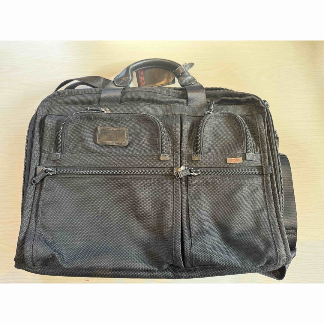 TUMI(トゥミ)のTUMI ビジネスバッグ　黒　ナイロン×レザー メンズのバッグ(ビジネスバッグ)の商品写真