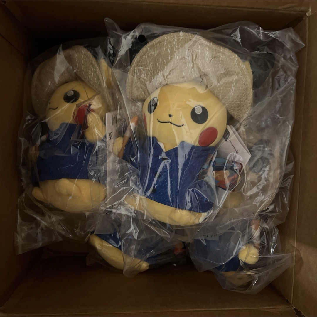 ポケモン - ポケモン ゴッホピカチュウ 人形 ゴッホ美術館 ぬいぐるみ