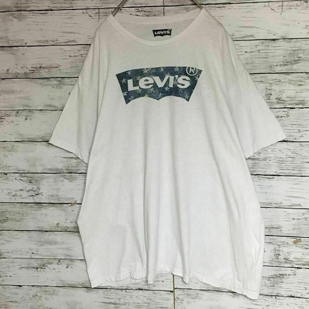 Levi's(リーバイス)の【メキシコ製ビンテージ】リーバイス　半袖ロゴプリントTシャツ　2XL E602 メンズのトップス(Tシャツ/カットソー(半袖/袖なし))の商品写真