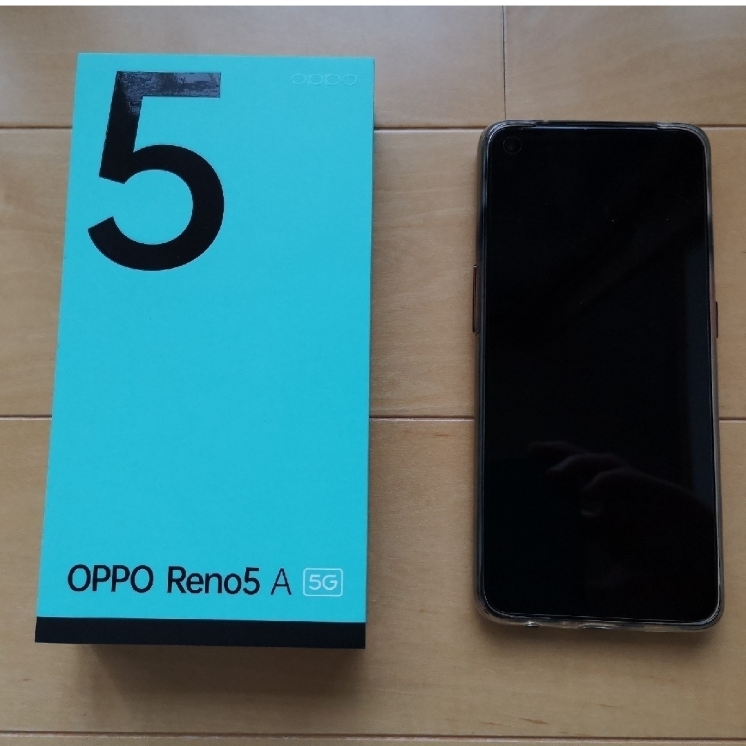 モバイル版 OPPO Reno5 A 5G シルバーブラック防水Bluetooth対応