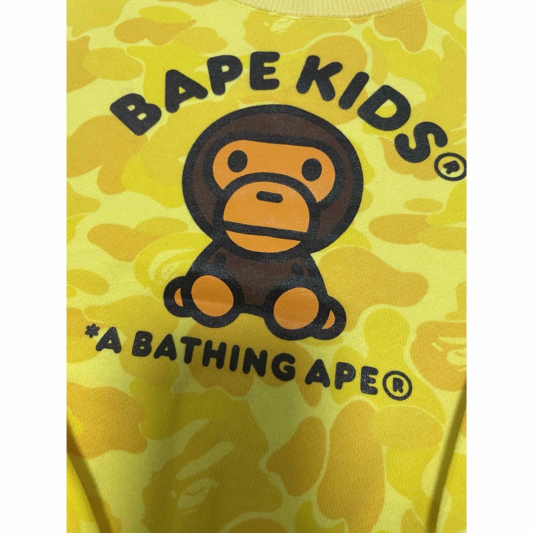 A BATHING APE(アベイシングエイプ)のbape kids セットアップ　上下　90㎝ キッズ/ベビー/マタニティのキッズ服女の子用(90cm~)(Tシャツ/カットソー)の商品写真