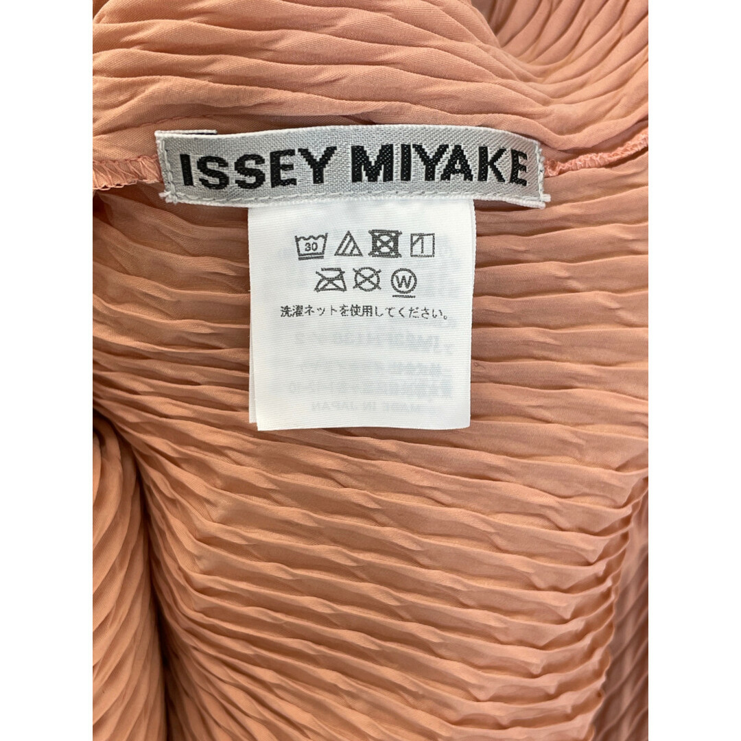 ISSEY MIYAKE(イッセイミヤケ)のイッセイミヤケ ピンベージュ IM23FH138 プリーツ ワンピース 2 レディースのワンピース(その他)の商品写真