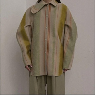 ルシェルブルー(LE CIEL BLEU)のIRENE Mohair Stripe Shirt Jacket(シャツ/ブラウス(長袖/七分))
