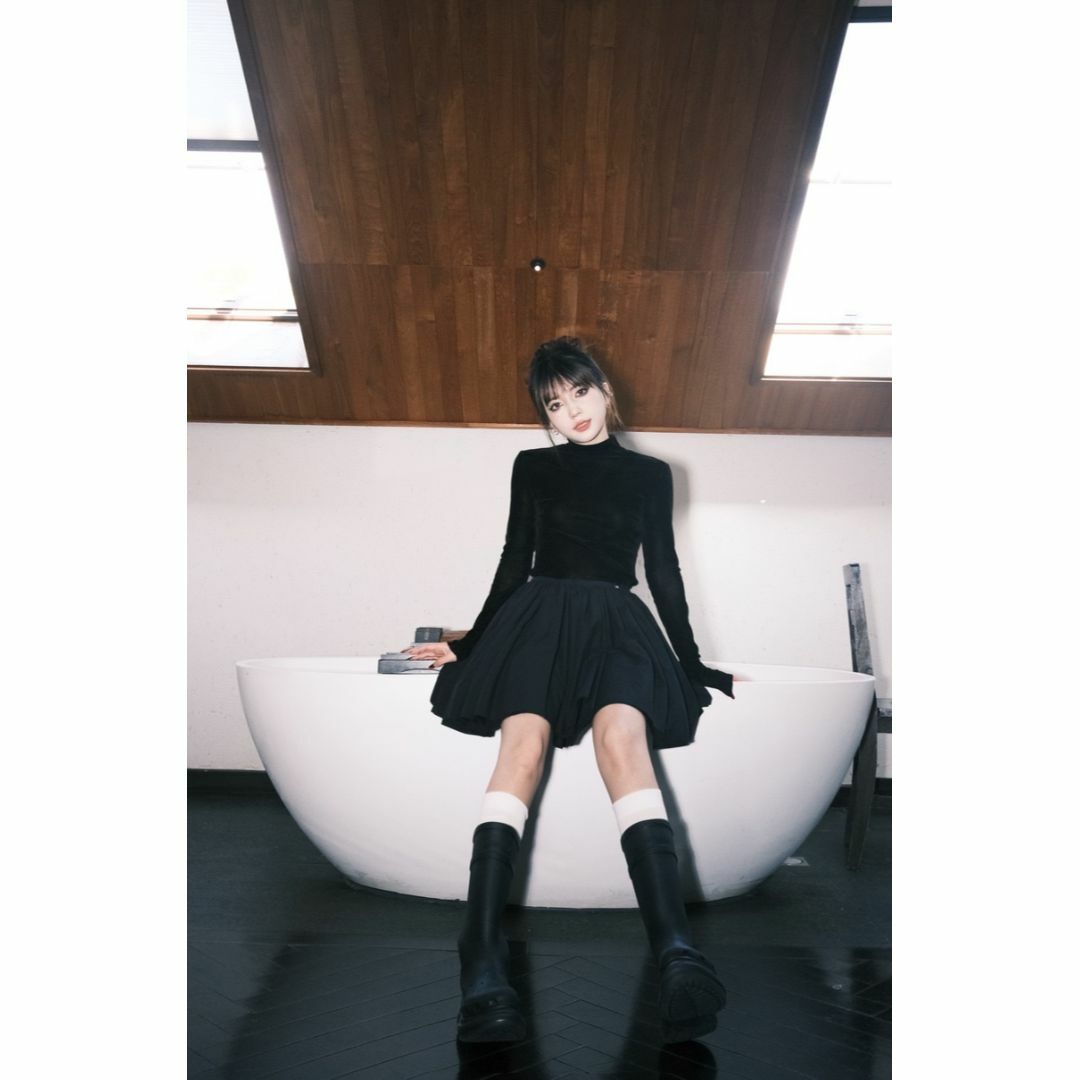 PATOU - 2021avenement バレリーナ フレア ギャザー ミニ PATOU - 2021avenement バレリーナ フレア ギャザー ミニ