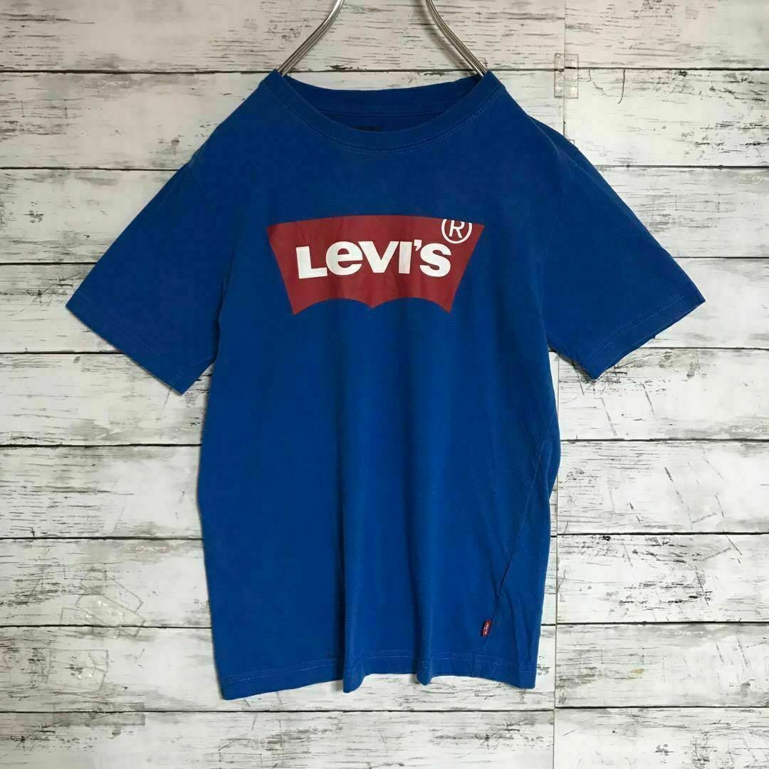 Levi's(リーバイス)の【人気定番】リーバイス　センターデカロゴTシャツ　ブルー　K456 キッズ/ベビー/マタニティのキッズ服男の子用(90cm~)(Tシャツ/カットソー)の商品写真