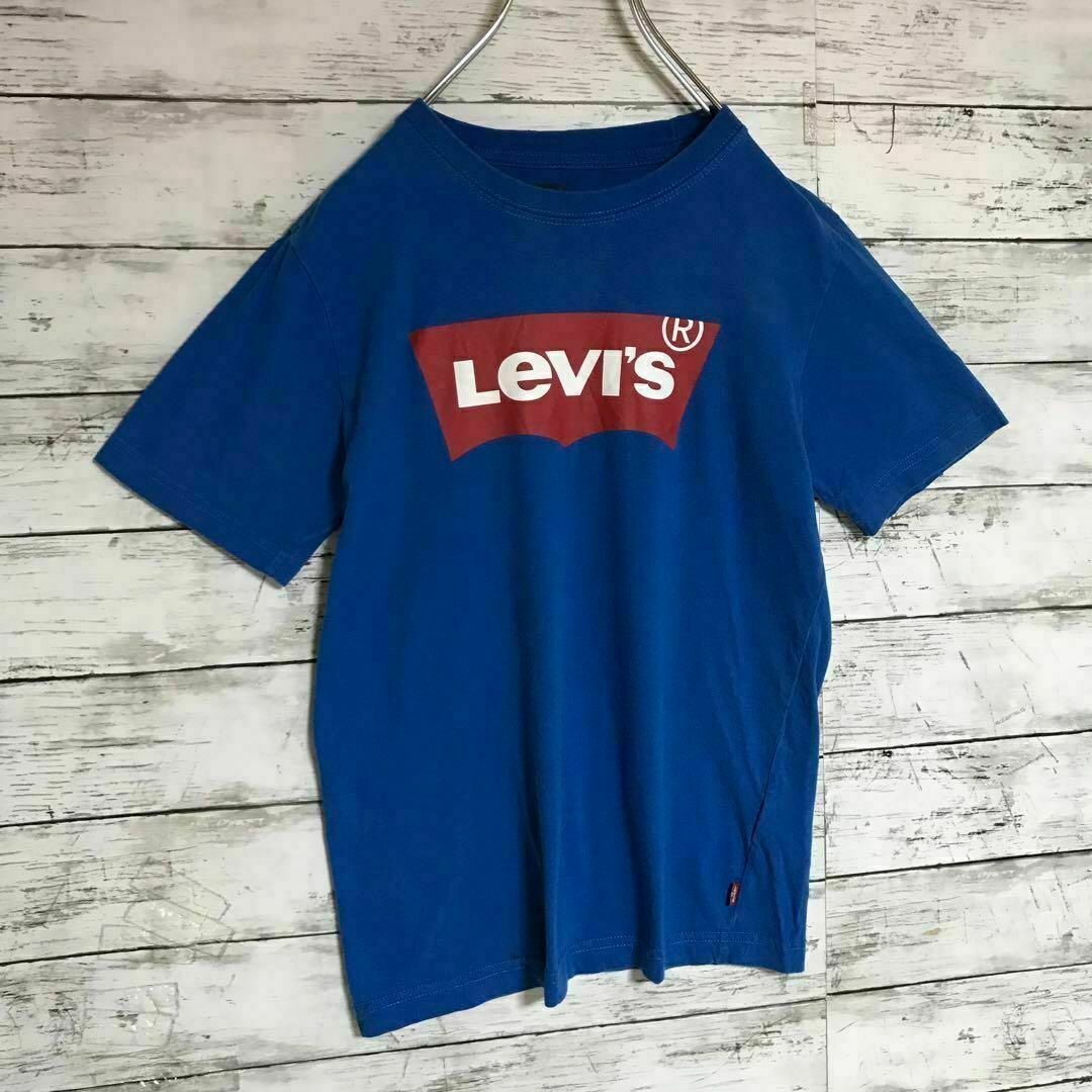 Levi's(リーバイス)の【人気定番】リーバイス　センターデカロゴTシャツ　ブルー　K456 キッズ/ベビー/マタニティのキッズ服男の子用(90cm~)(Tシャツ/カットソー)の商品写真
