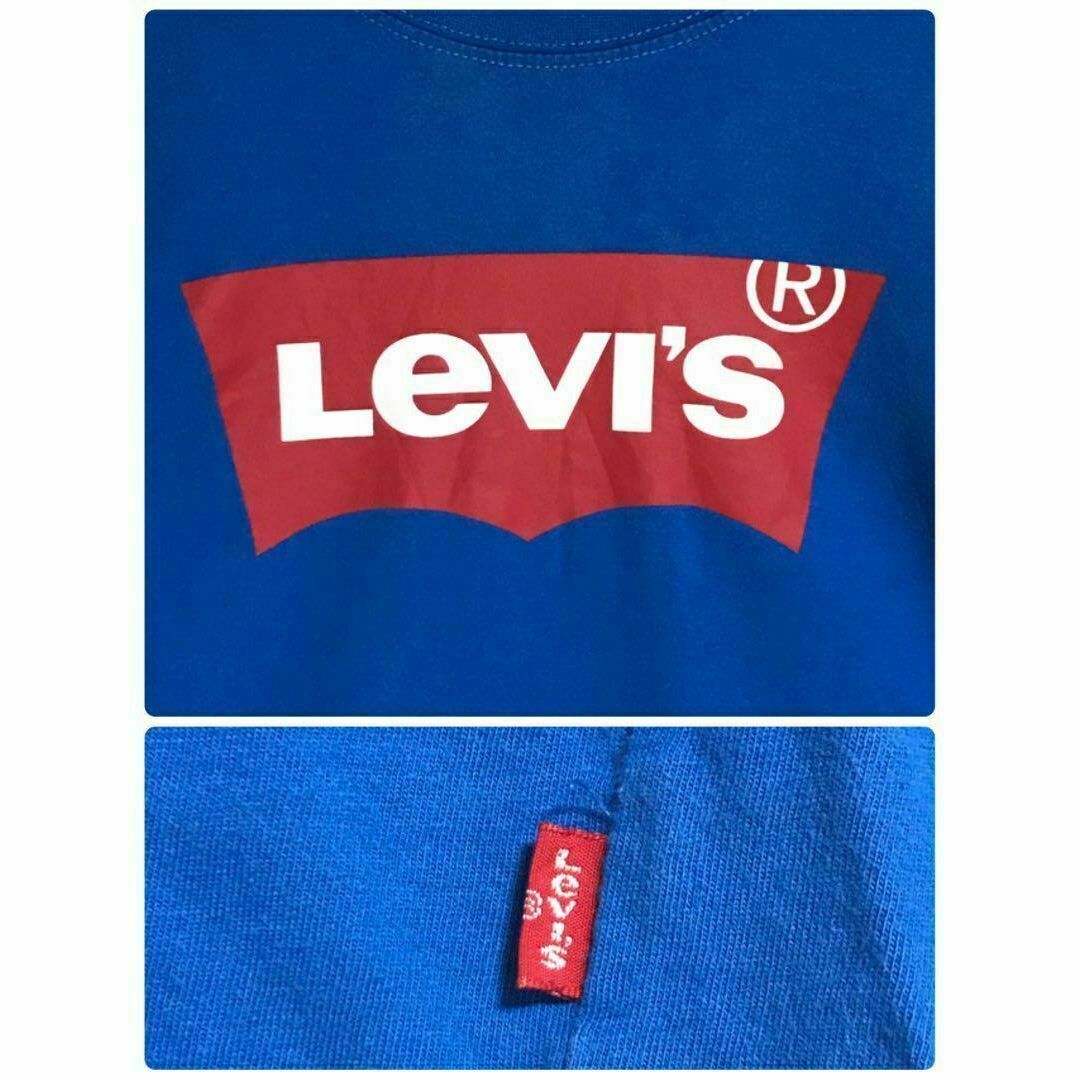 Levi's(リーバイス)の【人気定番】リーバイス　センターデカロゴTシャツ　ブルー　K456 キッズ/ベビー/マタニティのキッズ服男の子用(90cm~)(Tシャツ/カットソー)の商品写真