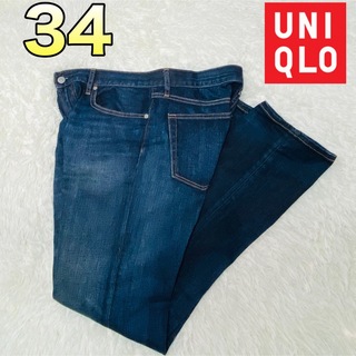 ユニクロ(UNIQLO)のユニクロ メンズ スリム ジーンズ 34インチ(デニム/ジーンズ)