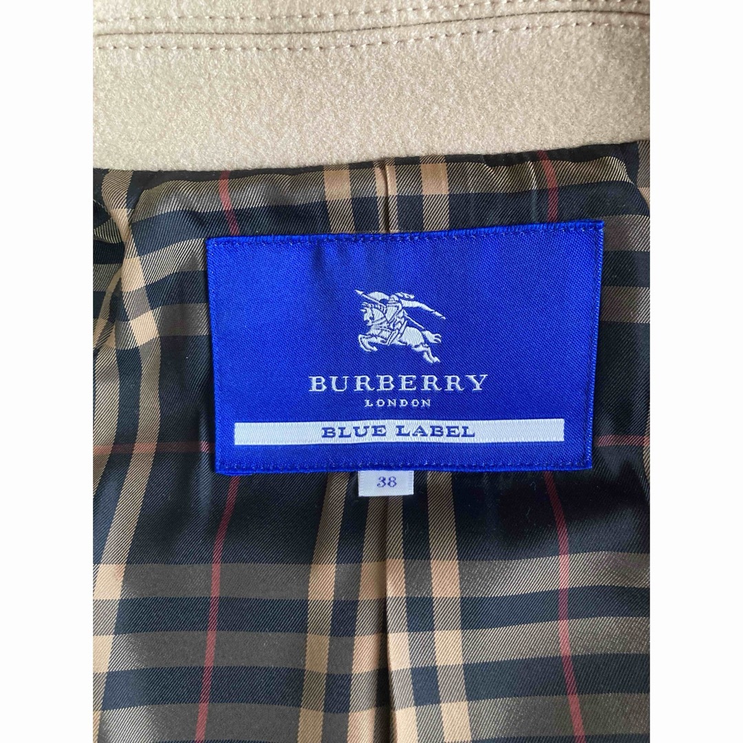 BURBERRY BLUE LABEL(バーバリーブルーレーベル)のバーバリーブルーレーベル Pコート 38 レディースのジャケット/アウター(ピーコート)の商品写真