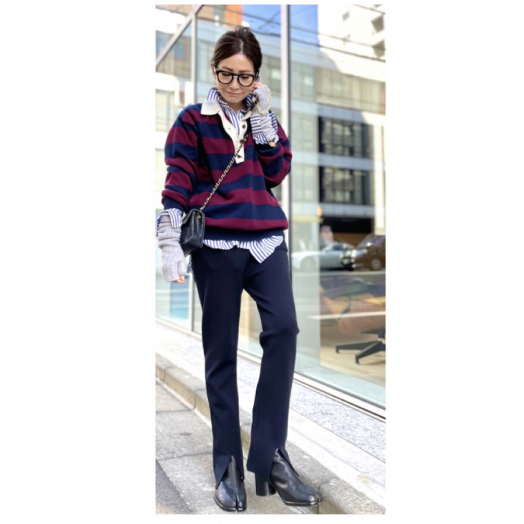 L'Appartement DEUXIEME CLASSE(アパルトモンドゥーズィエムクラス)のL'Appartement Cashmer rugger Knit  レディースのトップス(ニット/セーター)の商品写真